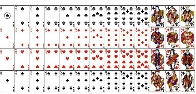 Tiến lên - trò chơi có thể chơi với bộ bài 52 lá